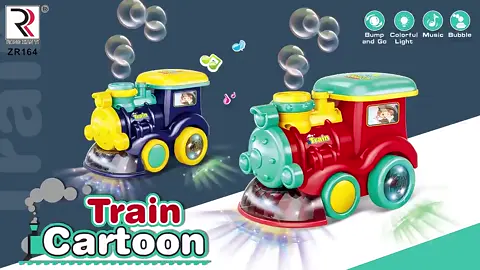 Children's Outdoor Bubble Train Toy Fun Automatic Bubble Blower Toy