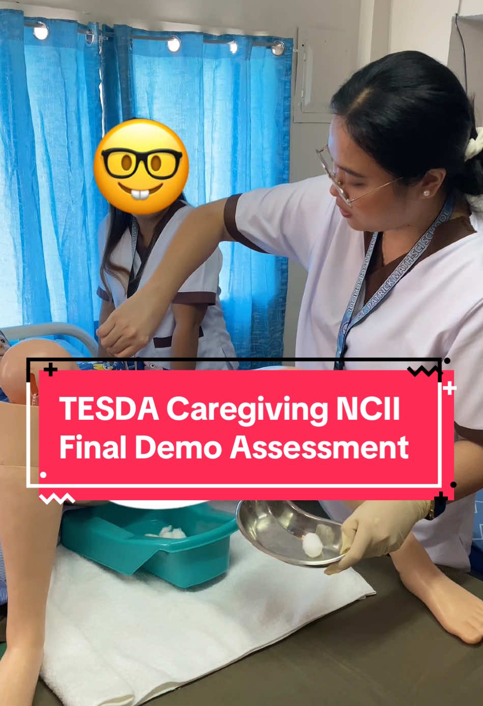 FINAL DEMO ASSESSMENT | TESDA Caregiving NCII Last day of class today woot woot 🥳🥳 Nag showcase og gi-demo namo among mga skills na natun-an which includes 10 core competencies 😵‍💫 Kulba na fulfilling kay finally nahuman ra! Next napod kay assessment with TESDA na gyud to get certified. Praying na makapasar na pod 🙏🏻🥰 #TESDACaregivingNC2 #TESDADavao #caregivingstudent 