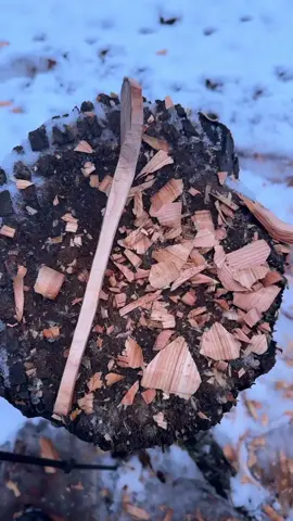 Sometimes you just gotta let the wood be what it wants to be. #spooncarving #fyp #woodcarving #woodworking #asmr #bushcraft