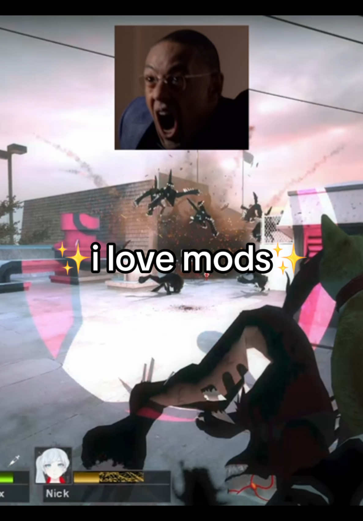 left 4 dead 2 mods are goated 😭#left4dead2 #fyp #CapCut #gaming #mods #pc #pcgaming #rwby #ddlc #breakingbad #AmongUs #cats #girlgamer #left4dead2funnymoments 