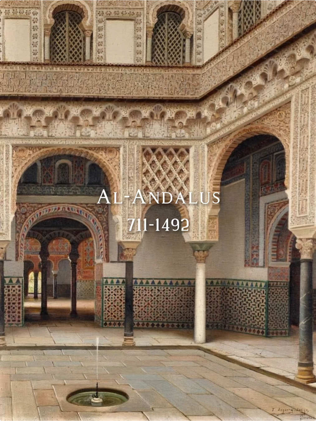 Al-Andalus is the Arabic name for the Muslim ruled area of the Iberian Peninsula. Muslims of the Arab and Amazigh ethnicities had a strong presence in what is now Spain and Portugal for less than 800 years and their influence on the peninsula still reverberates to this day. While the imagery in this edit, highlights the aesthetics of this golden era, it is still just a mild reflection of a very rich and prosperous society #alandalus #andalusia #spain #portugal #españa #iberianpeninsula #iberia #islam #muslim #muslimspain #arab #amazigh #berber #moor #moors #medieval #medievaltiktok #medievaltimes #medievalhistory #History #historytok 