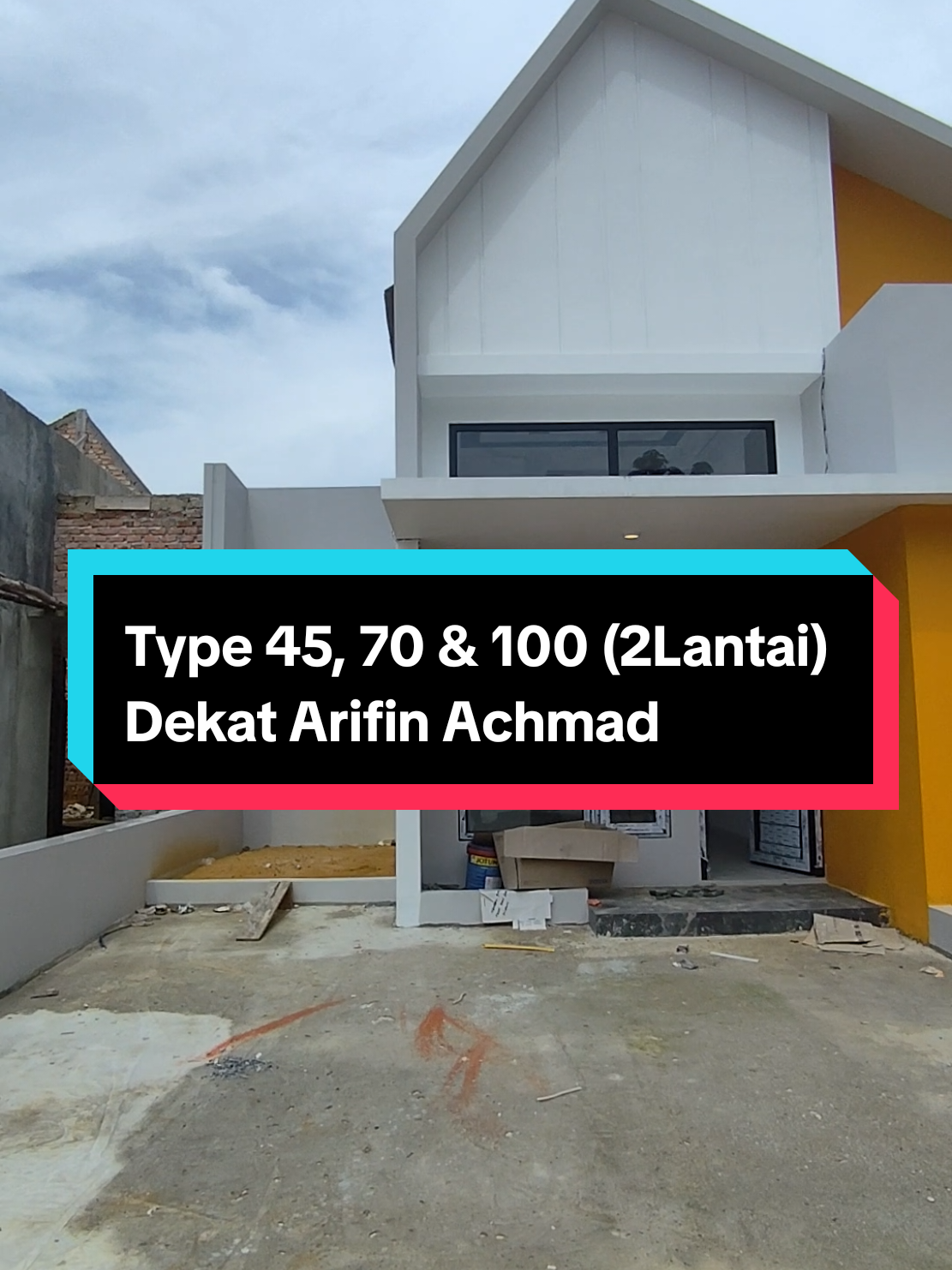 cluster dekat arifin achmad Pekanbaru type 45, 70 & 100 ( 2 Lantai )  #rumah #rumahminimalis #rumahidaman #rumahmewah #rumahimpian #rumahmilenial #rumahmurah #rumahtanggabahagia #rumahcluster #rumahmodern #modern #reels #panam #recommendations #pekanbaru #hits #riau 