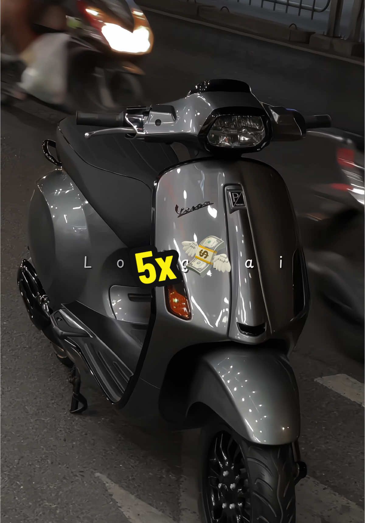 Sprjnt xám lambor 125cc iget abs zá 5x trịu 🖤🖤 #longlai #xuhuong #vespacusaigon #fypシ #vespasprint #cinematic 