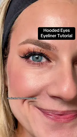 Winged Eyeliner Tutorial for Hooded Eyes! Save & Share with your besties!  @OFRA Cosmetics, LLC eyeliner #eyelinerforhoodedeyes#eyelinertutorial#hoodedeyeseyeliner#hoodedeyesmakeup#eyelinerhack#eyelinertips#wingedeyeliner 