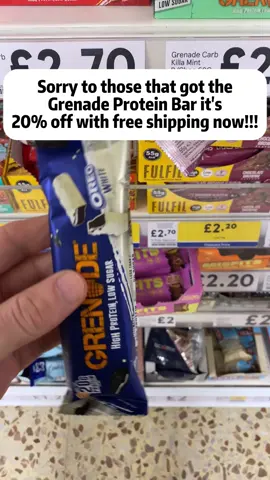 Grenade Bars 12 Pack For Less Than £1 Per Bar! #gym #GymTok #protein