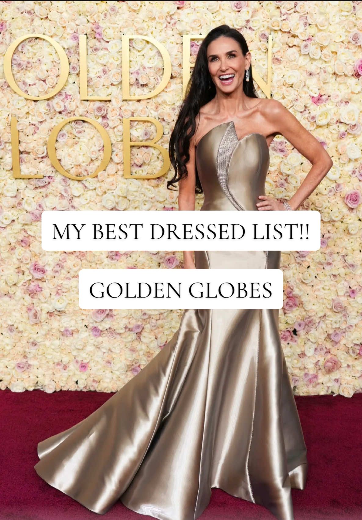 #greenscreen #fyp #goldenglobes #bestdressed #style #fashion #styling #hottake #redcarpet #unique 