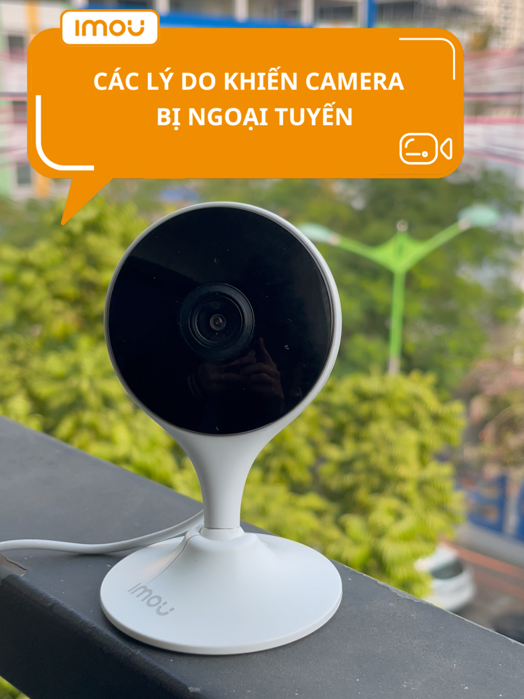 Các lý do Camera ngoại tuyến và cách khắc phục  #imoukomex #komexcamera #imou #cameraimou #thanhthoiluottet #imouc22ep #c22ep #thusaunuagia