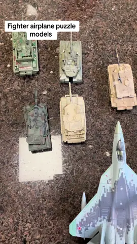 Different fighter airplane puzzle toys items 