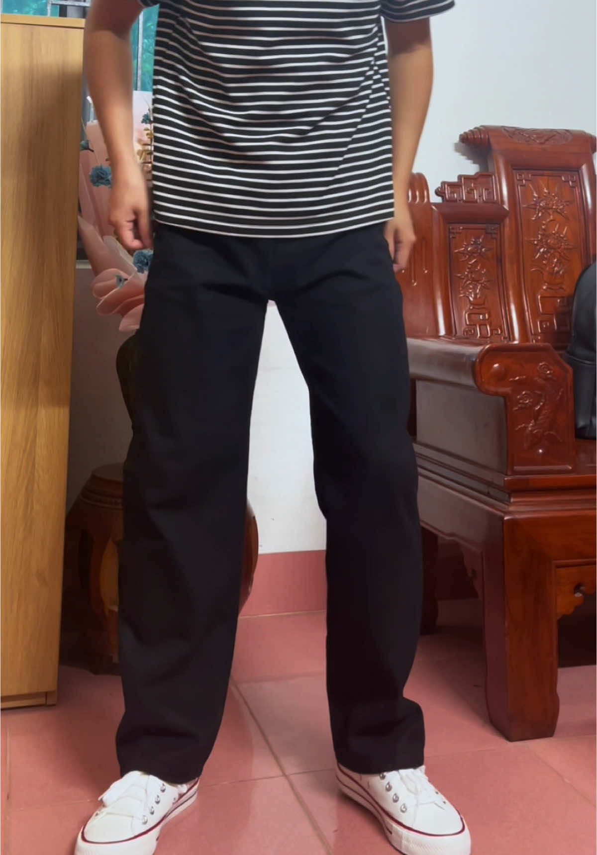 Quần jean baggy nam cap cao #quanjean #quanjeannam #quanongrong #viralvideo #xuhuong2024 #yfp 