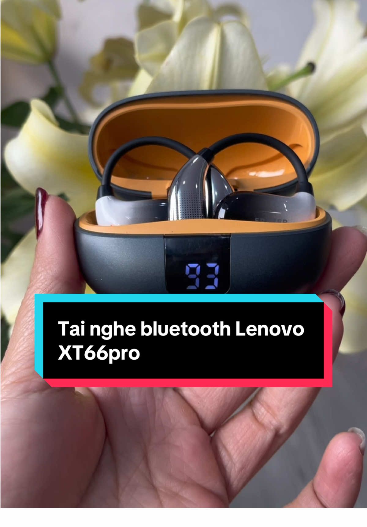 Tai nghe bluetooth Lenovo Erazer xt66pro thiết kế thể thao, năng động, không đau tai âm thanh nghe ổn, pin đc 4 tiếng với 119k thì ổn áp ạ. #tainghebluetooth #tainghelenovo #tainghext66pro #xuhuong 