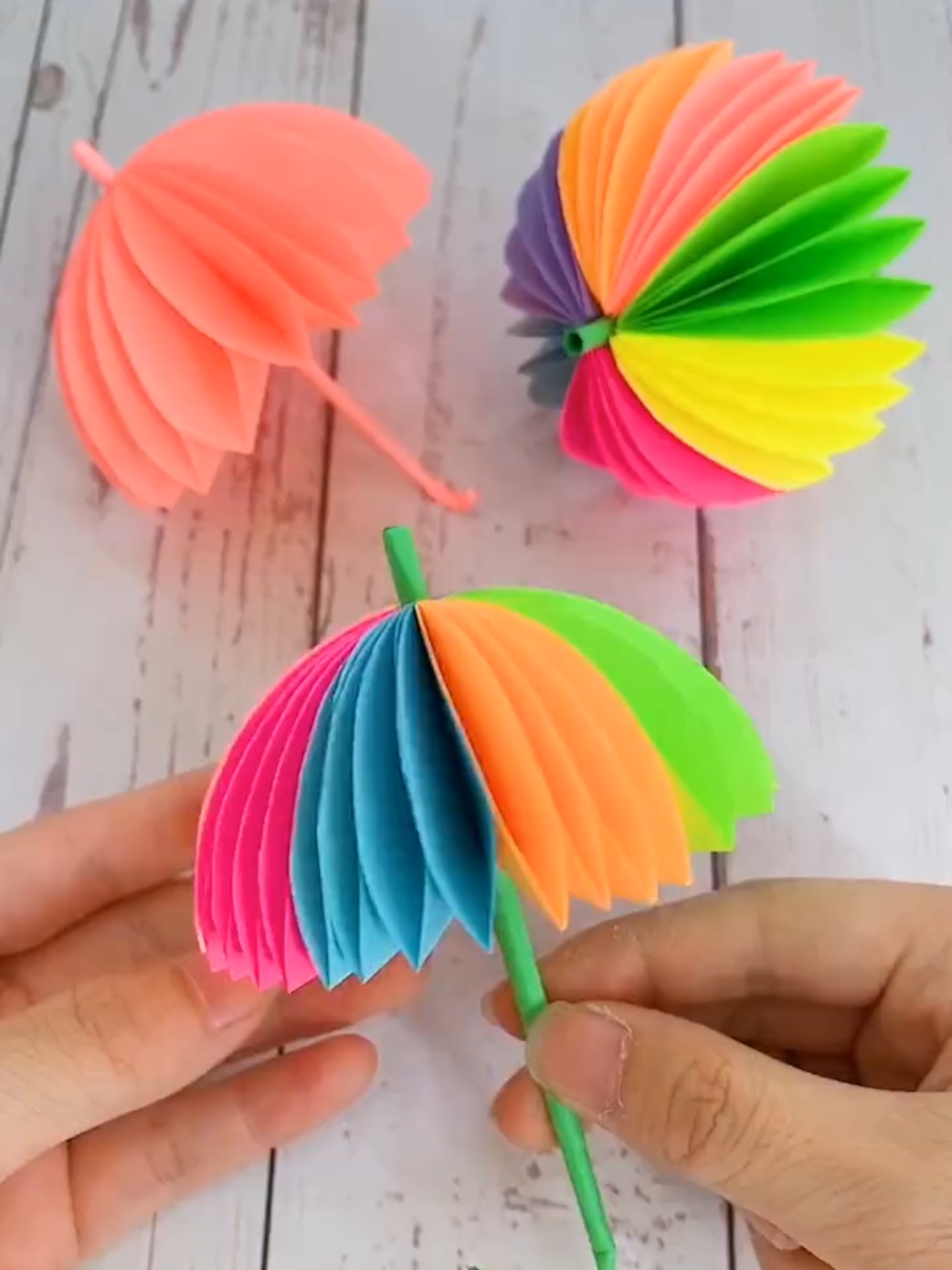 Cách Gấp 1 Chiếc Ô Mini Từ Giấy Xinh Xắn #MiniPaperUmbrella #DIYCrafts #OrigamiFun #gapgiaynghethuat #thuconghandmade