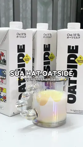 Sữa hạt thơm béo, vị thanh và ngon mà mình yêu thích nhất. #mizcheereview #review #suahatoatside #suayenmach #suayenmachoatside #oatside #suahat 