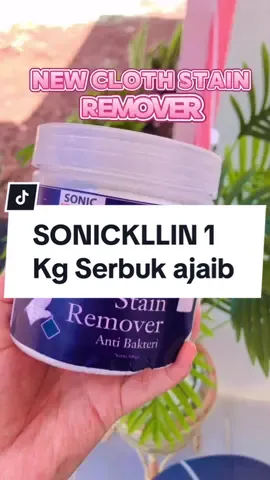 SONICKLLIN 1 Kg Serbuk ajaib harus banget kalian punya,menghempaskan kerak noda membandel pada baju dan celana