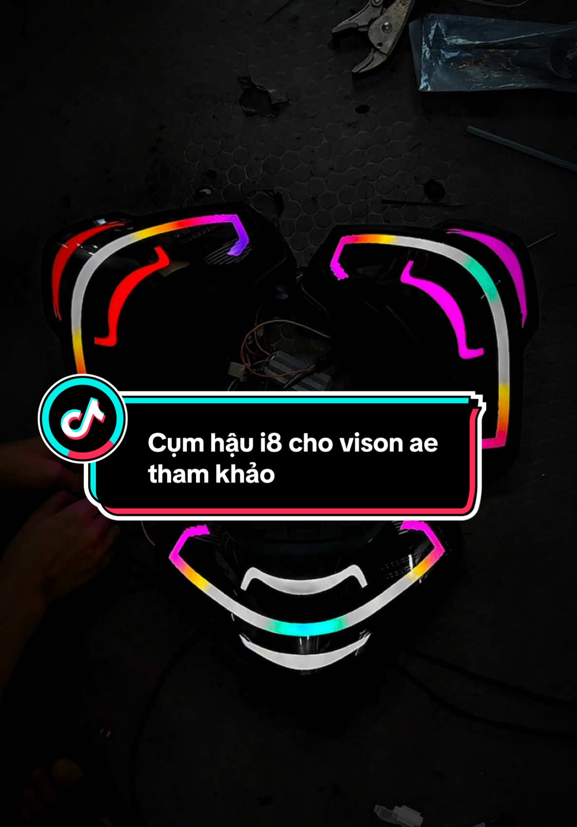 Cụm hậu i8 cho vison ae  tham khảo #xuhuong #CapCut #thinhhanh #xemay #sh #xedovietnam #vison 