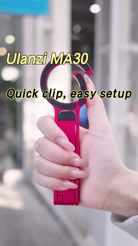 🔥 New red MA30 magnetic phone tripod stand! Versatile, stylish, and ready for any shot. 📸💥 #ulanzi #ulanziMA30 #PhoneMount #MagneticMount #MobilePhotography #CreatorGear #phonetripod #phonestand #phoneaccessories