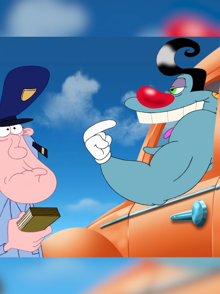 A deadly smile 😁 #oggyetlescafards #oggyandthecockroaches #oggy #dessinanime #animation #cartoon #filmtok #onregardequoi #smile #laugh 