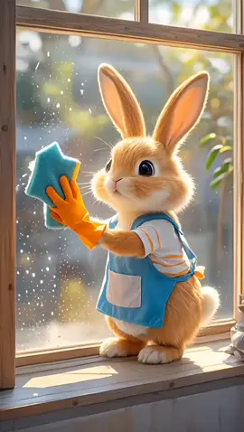 Cute Rabbit🐰 #rabbits #rabbitsoftiktok #ai #viral_video #fyp #foryoupage❤️❤️ 