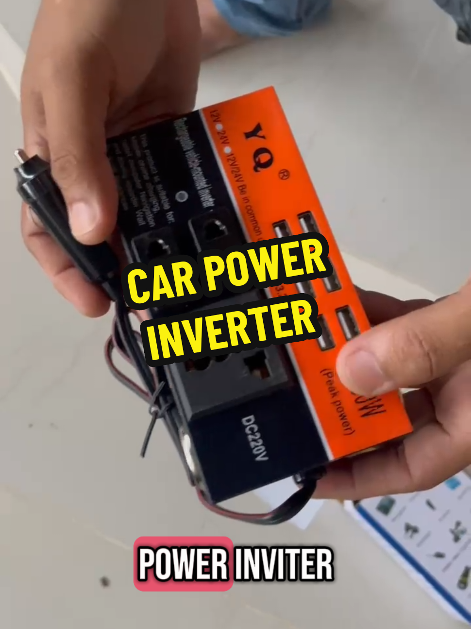 Power inverter 12v ni mudahkan korang kalau ada dlm kereta.#inverter #invertercar #carinverter12vto24v #carinverter12vke220 #carinverter #carinvertermurah  #carinverter1500w 