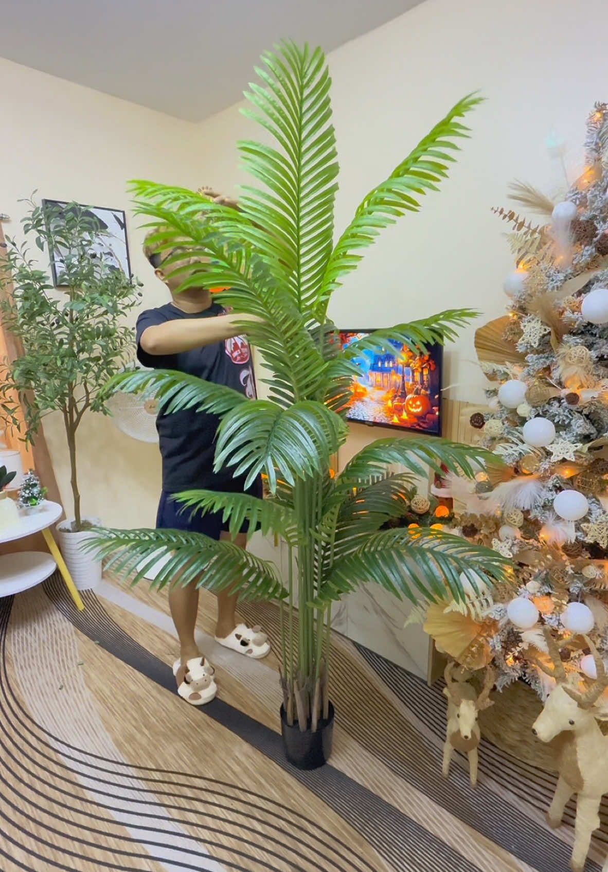 Dahil ang dami nag tatanong eto na sya mii checkout mo na! #plant #artificialplant #fyp #contentcreator #fauxplant #palmplant 