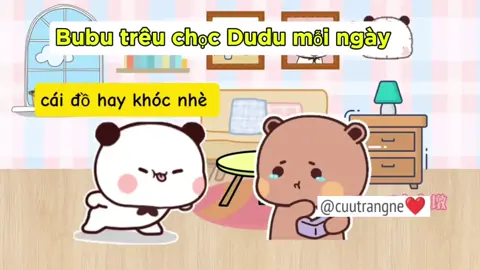 Bubu trêu Dudu xong rồi dỗ #一二布布 #bubududu #bubu #dudu #fyp 
