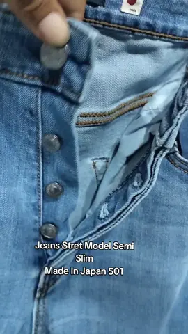501 Japan Bahan Stret Model Semi Slim#jeanspanjangpria #501japan #Celanajeansstretpria 