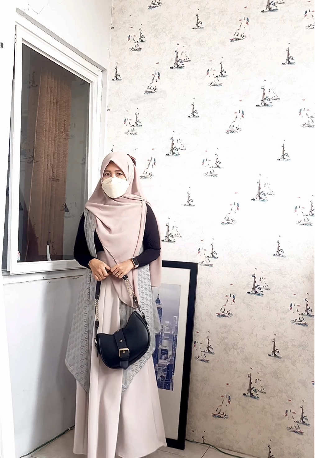 OOTD hari ini mix and match rok dipadupadankan dengan auter  #ootdhijab #ootdfashion #ootdhijabstyle #hijabi #outfitideas #outfitsimple 