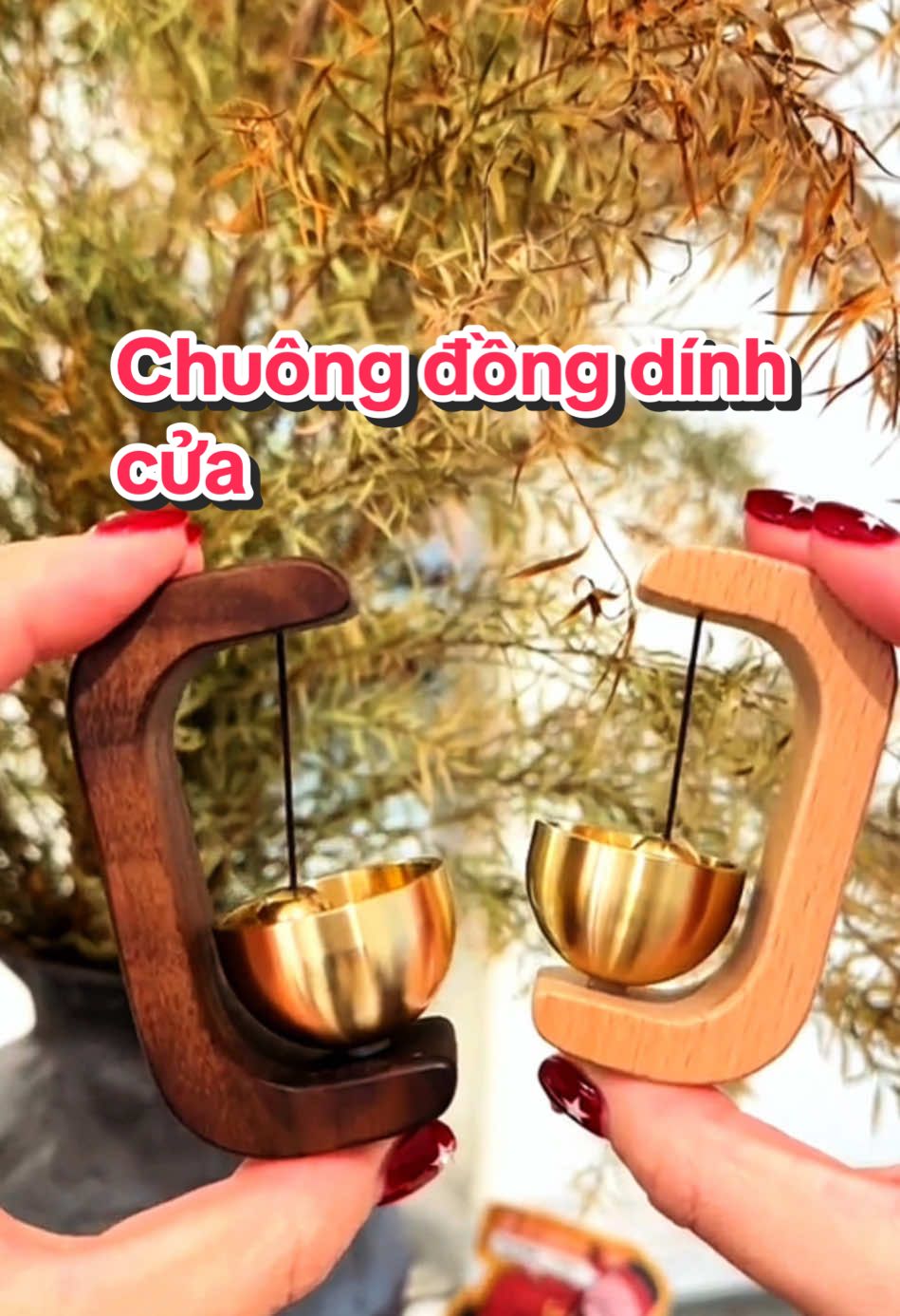 Lần đầu tiên mình thấy có chiếc chuông cửa như này đấy #chuongcua #chuongcuakhongday #chuongcuabanggo #giadungtienich 