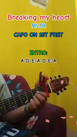 Breaking my heart/MLTR #chordguide #forbegginers #easychords #guitarlesson #guitartutorials 