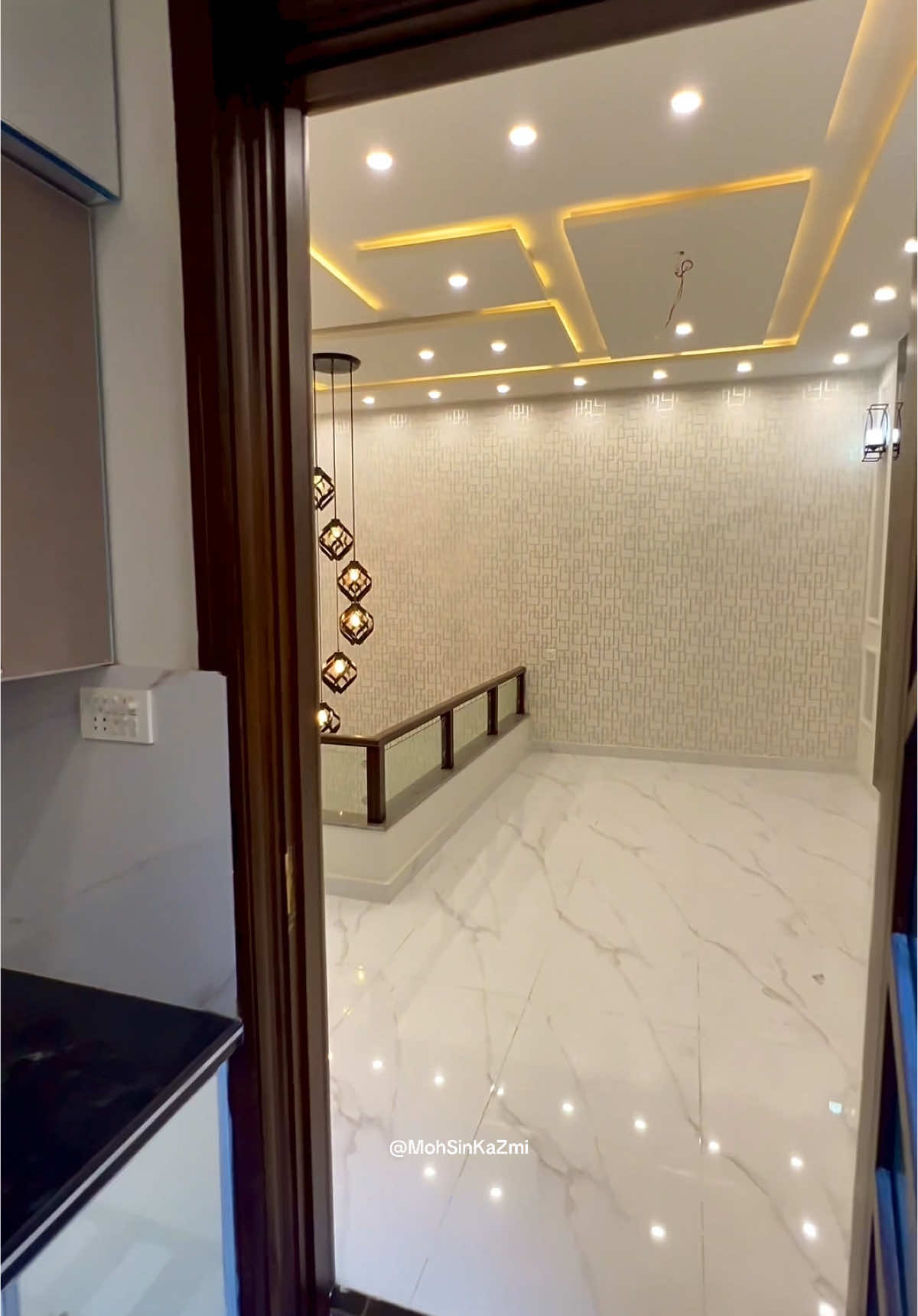 5 Marla Doublw Height 27*50 House Design 🏡  Contact Us For Maps 🗺️ Interior Design 💻 & for Construction 🚧  #modernhousedesign #luxuryhouse #houseinterioe #houselevation #mohsinkazmi #mohsinshah #priceidea #housedecorideas 