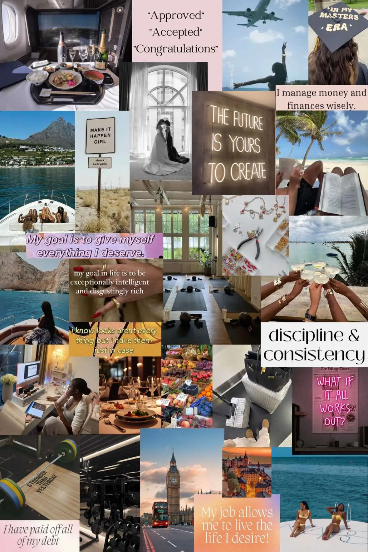 I almost never do vision boards (I’m more of a journaling + scripting girl), but when my friend invited me to a vision board making session, I decided to go for the vibes. I ended up having so much fun and am so happy I went. Cheers to a new year…🥂✨ #visionboard #manifestation #blackgirltiktok #2025 