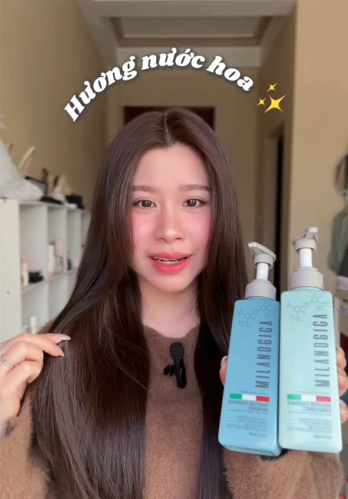 Mình nhìn tóc mình cũng thấy đã haha 🤣 #milanogica #daugoinuochoa #daugoiphuchoi #daugoitrigau