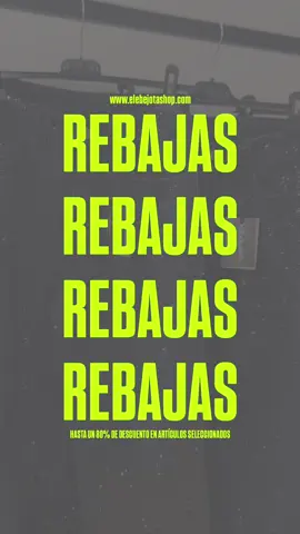 💚 REBAJAS REBAJAS REBAJAS 💚 -hasta un 80% dto en artículos seleccionados- www.elebejotashop.com 
