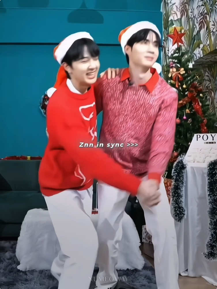 ZNN IN SYNC CUTIEE 😼💞 #zeenunew #zeepruk #nunew #zonzon 