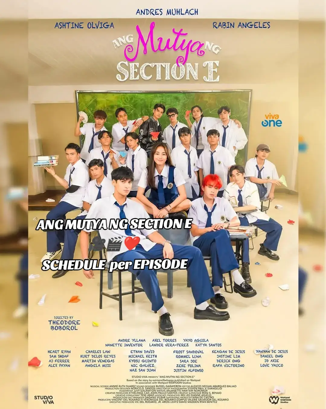 humanda na para kiligin sa bagong adaptation series ANG MUTYA NG SEVTION E. SCHEDULE per EPISODE🫶 #mcstrongartists #AngMutyaNgSectionE #AMNSE #SectionELabanAsOne #StudioViva #VivaOne 