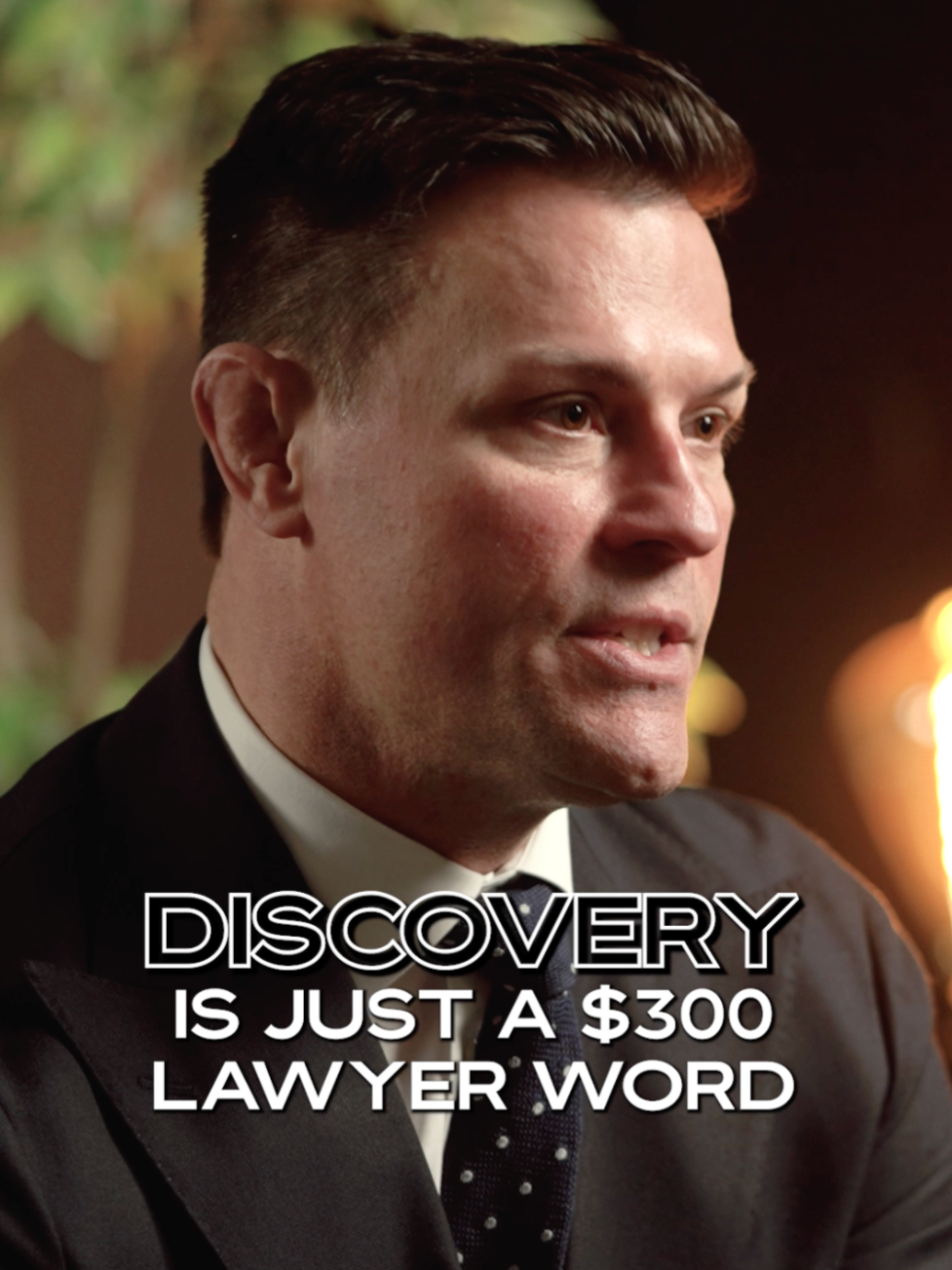 If your personal injury lawyer recommends filing a lawsuit, you will likely go through the discovery process. What does that mean? This video is not legal advice and does not create the attorney-client relationship. It is for entertainment purposes only. #personalinjury #insurance #attorney #lawyer #caraccident #law #personalinjury #insurance
