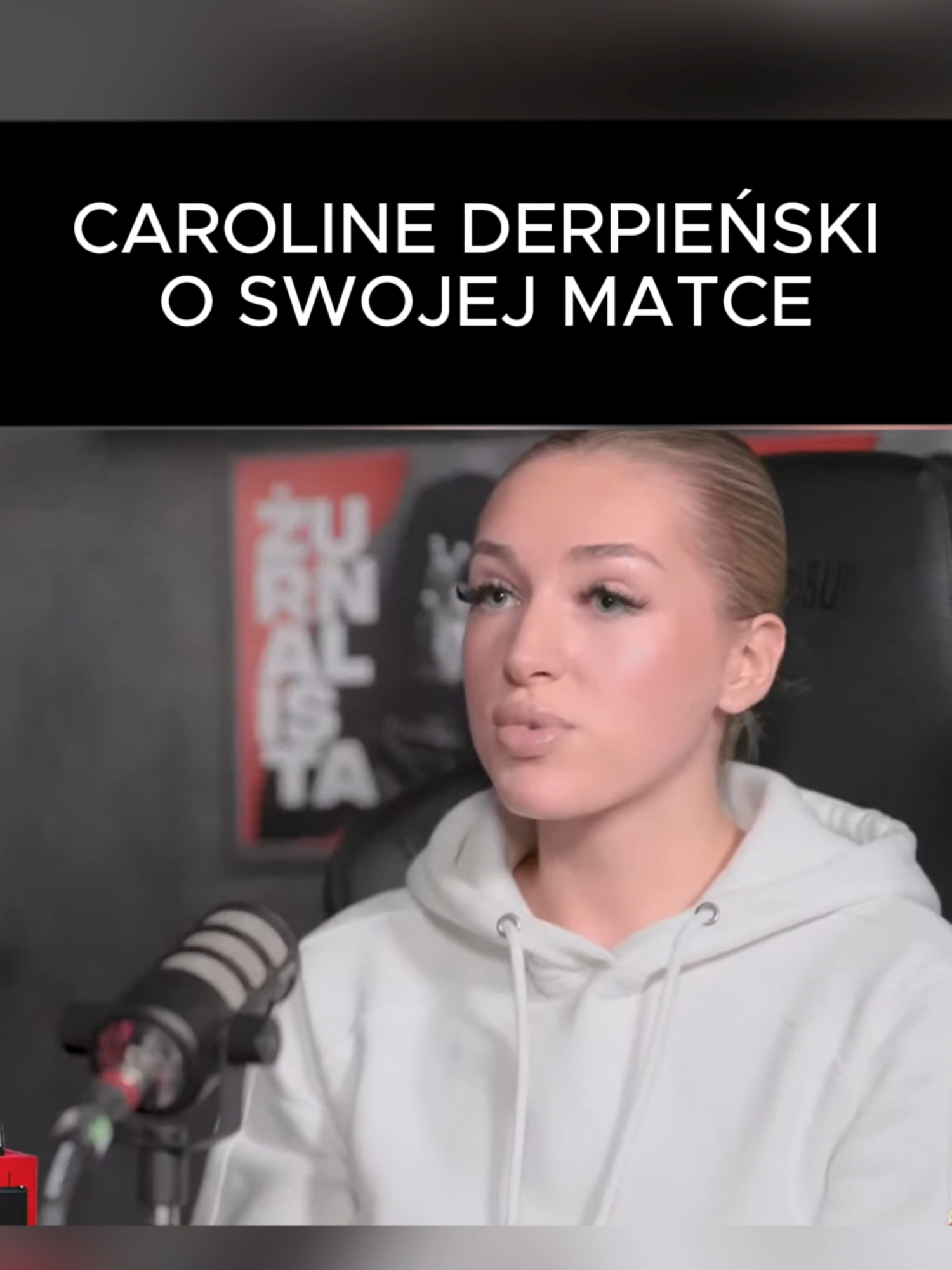 CAROLINE DERPIEŃSKI O SWOJEJ MATCE #carolinederpienski #wywiad