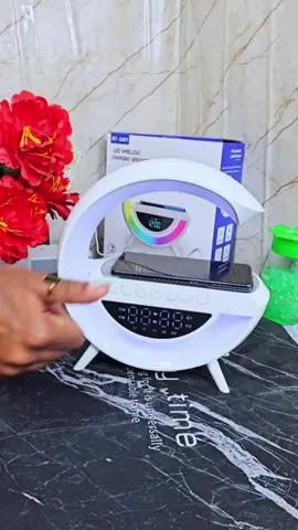 Wireless LED Rechargeable Speaker ***Ksh1800***  -Bluetooth  -Wireless Charging  -FM -Alarm -White Sound -LED Lights  - USB/TF  -Rechargeable  Get it now! www.kisasahome.co.ke 