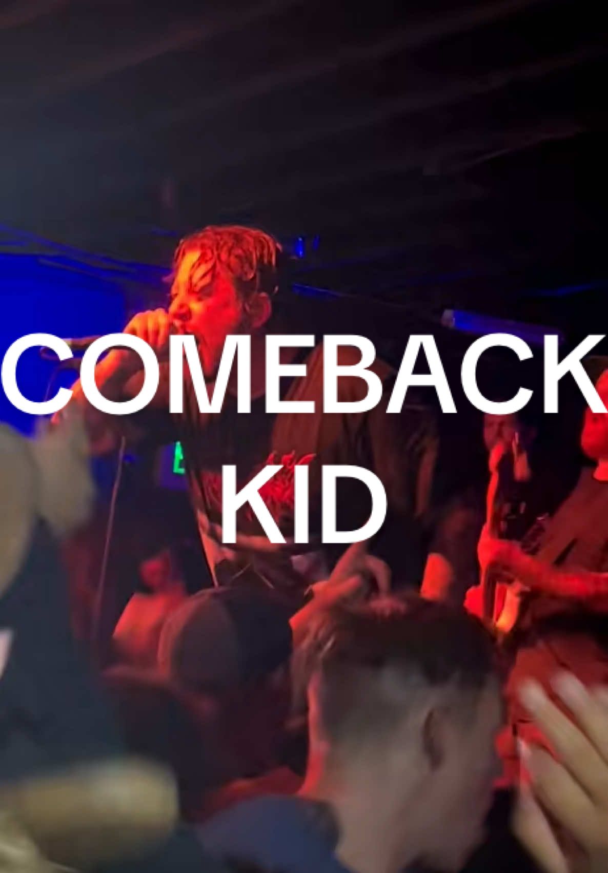 I’ll forever miss Figure Four, but I’ll forever love Comeback Kid.  #comebackkid #hxc #metalcore 