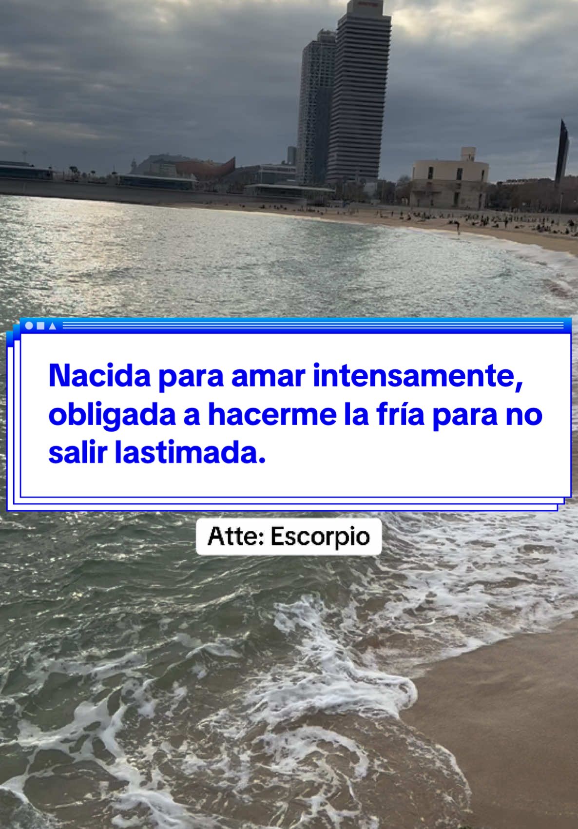 Nacida para amar intensamente, obligada a hacerme la fría para no salir lastimada.
