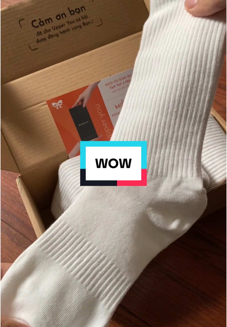 Unbox tất Upperyou #fy #tatvo #tatcocao #tatnamnu #tat #upperyou #tatupperyou 