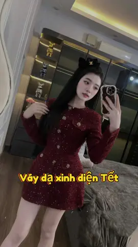 Váy dạ xinh diện Tết@Ba Chàng-Một Nóc #mocshop #thoitranghottrend #xuhuong #mixandmatch 