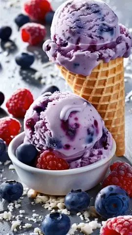Sweet as ice cream, adorable as a puppy in a waffle cone 🍦💜🍓 #magichourai #madewithmagichour #magichourillusions #ai #aivideo #aigenerated #edits #trending #viraltiktok #fyp #transformation #icecream #icecreamday #berry #dessert #dog #cute #animals 