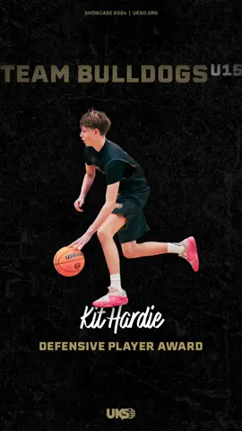 Big shoutout to U15 Bulldogs' Kit Hardie for winning Defensive Player Award 🔒🏀 He locked it down on defence and made his presence felt on offence. 🔥💪 #UK50 #UK50basketball #UK50Showcase #BritishBasketball #NBL2425