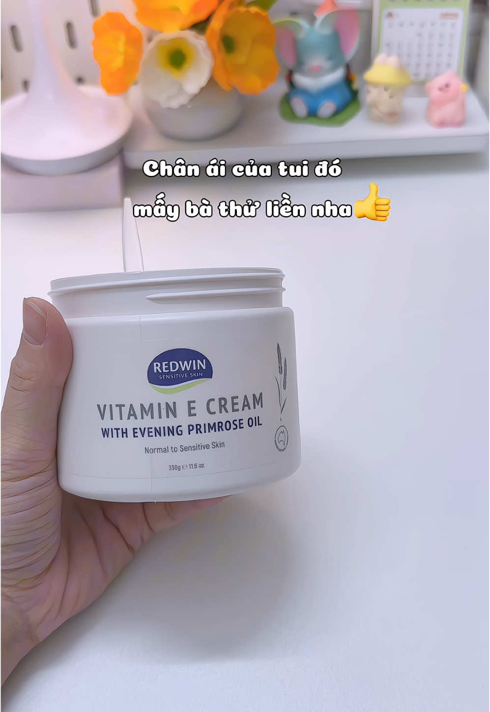 Kem dưỡng ẩm VitaminE REDWIN✨#kemduongam #kemduongvitamine #kemduongda #kemduongdataychan #kemduongredwinvitamine #chamsocda #sharethecare #xuhuong 