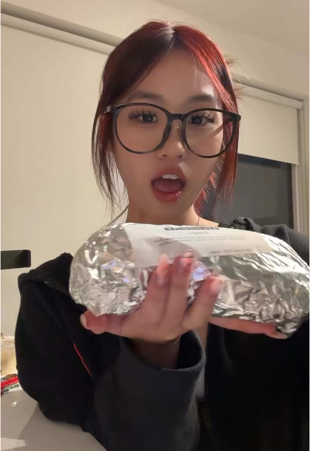 First try #fyp #mukbang #chipotle 