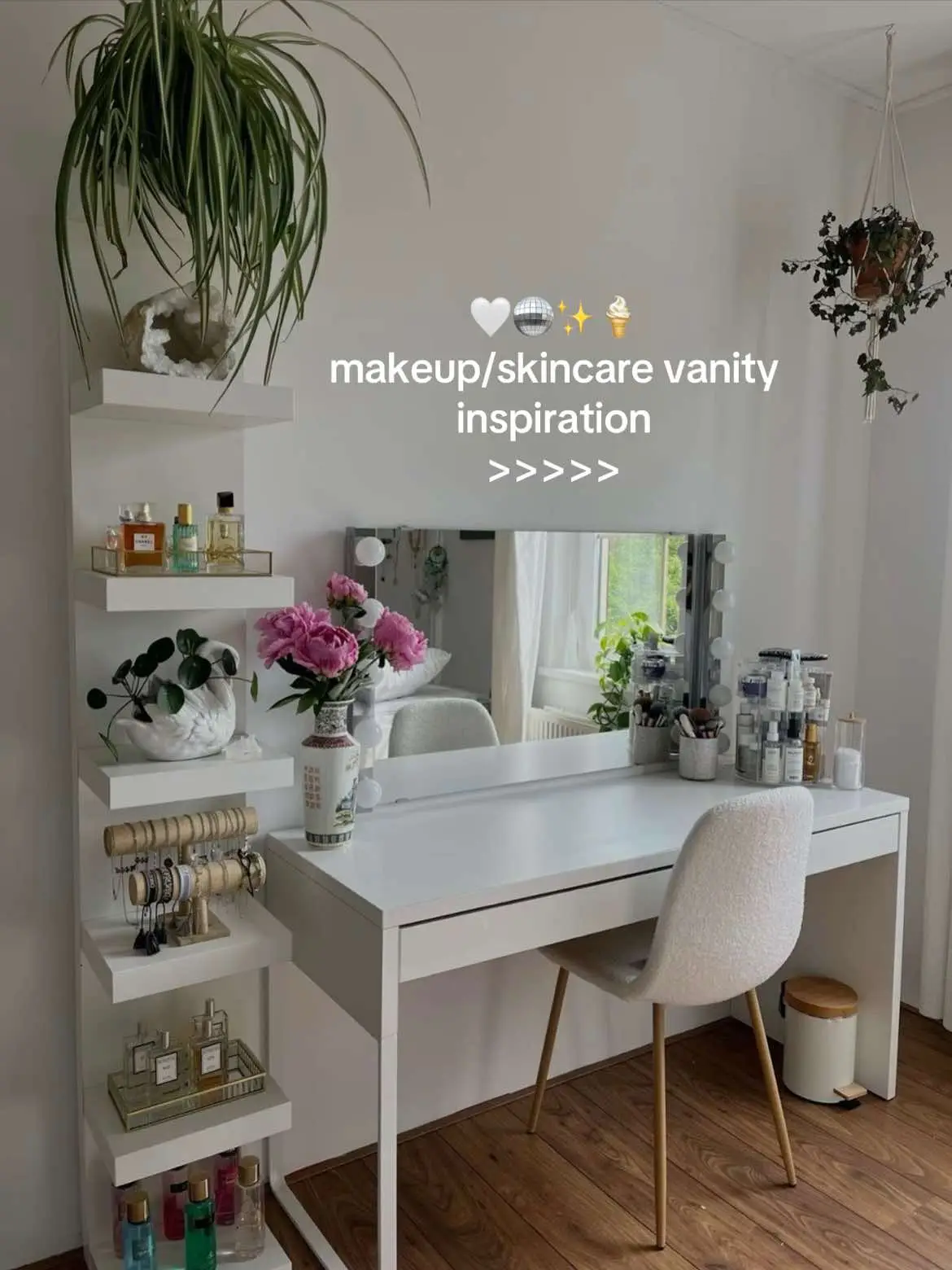 I am so excited to get mine !! 🤭🫶 #vanity #vanitymirror #makeup #skincare #beauty 