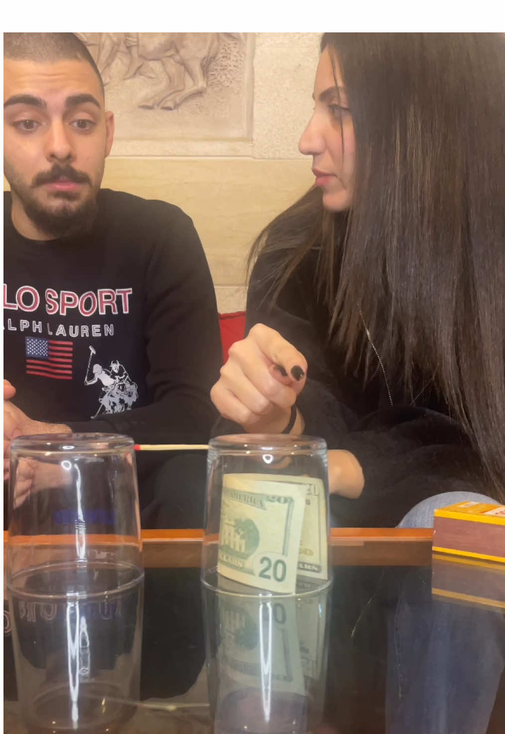 أخد العشرين دولار🥹#tonyandjessy #comedy #pranks 