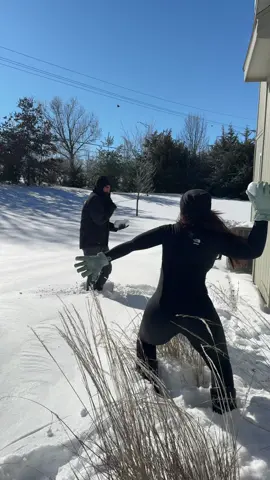 SNOWBALL FIGHT❄️ @Austin Berner #snow #snowballfight #snowball 