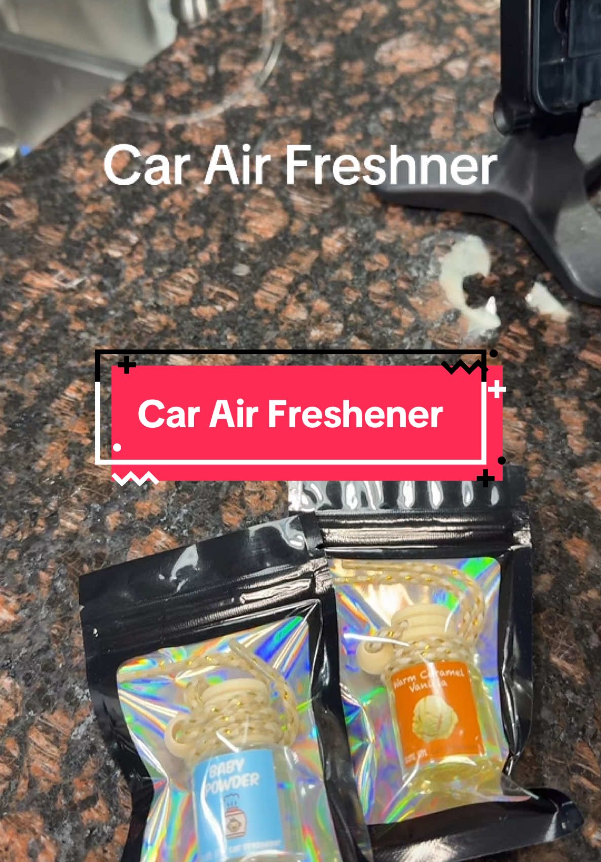 Car air freshener to give a yummy scent to your vehicle. #CarAirFreshener #AirFreshener 