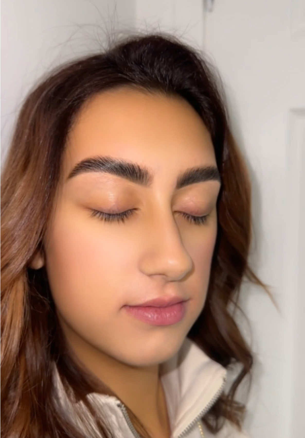 Obsessed with these results 😍                     #smallbusinesscheck  #hybridbrowstain #laminationbrows #browtint #browwax #browtransformation #bookthelook #aura #auracosmetics #beauty #explore #thickbrows #SmallBusiness